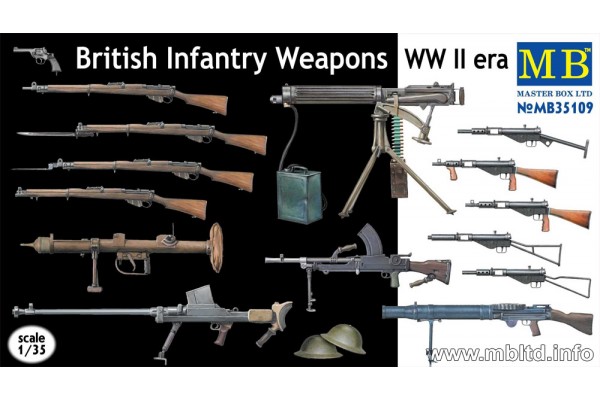 MASTERBOX 1/35 British Infantry Weapons, WW II era