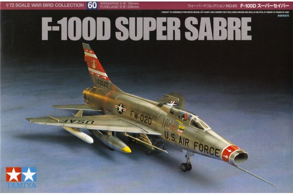 TAMIYA 1/72 F-100D Super Sabre